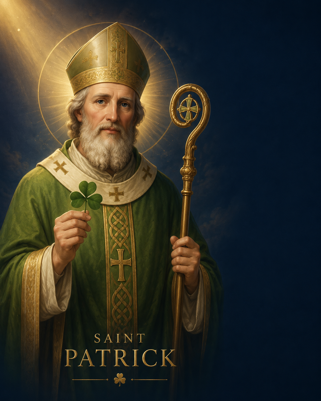 Saint Patrick portrait